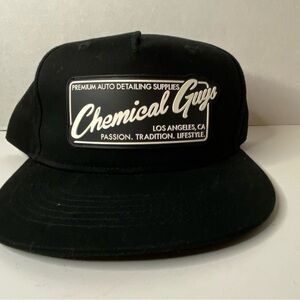 Chemical Guys Black Patch Flat Brim Hat